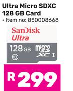 Sandisk Ultra Micro SDXC 128GB Card (850008668)