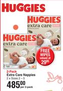 Huggies Extra Care Nappies-2 Per Pack
