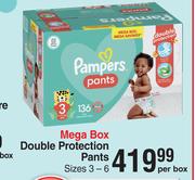 Pampers Double Protection Pants Mega Box-Per Box 