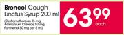 Broncol Cough Linctus Syrup-200ml Each
