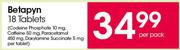 Betapyn 18 Tablets-Per Pack