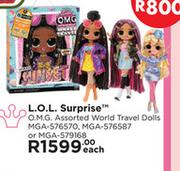 L.O.L Surprise™ O.M.G Assorted World Travel Dolls-Each