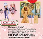 Rainbow High™ Assorted Rainbow Vision Dolls-Each