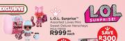 L.O.L Surprise™ Assorted LOves Mini Sweet Deluxe Herscheys MGA-119159-Each