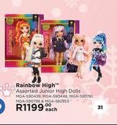 Rainbow High™ Assorted Junior High Dools-Each