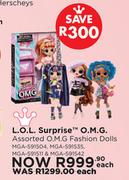 L.O.L Surprise™ O.M.G. Assorted O.M.G. Fashion Dolls-Each