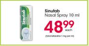 Sinutab Nasal Spray-10ml Each