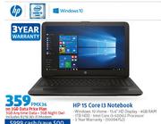 HP 15 Core I3 Notebook