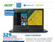 Acer Aspire 3 Notebook-On 2GB Data price Plan