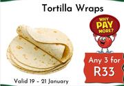 Tortilla Wraps-For Any 3