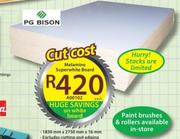 PG Bison Melamine Superwhite Board A00102-Each