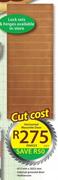 Horizontal Masonite Door-Each