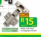 Hinge Concealed HS8841-Each