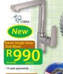 Cobra Karoo Single-Lever Sink Mixer-Each