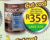 Plascon WoodCare Ultra Varnish Clear Gloss-5L
