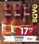 Steers Suace-375ml Each