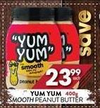 Yum Yum Smooth Peanut Butter-400g