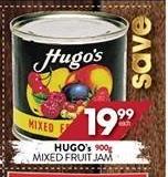 Hugo's Mixed Fruit Jam-900g Each