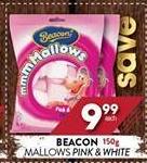 Beacon Mallows Pink & White-150g Each