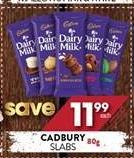 Cadbury Slabs-80g Each