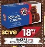 Bakers Romany Creams-200g Each