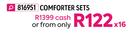 Mona Deluxe 6 Piece Comforter Sets (Double)