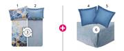 Mona Deluxe 6 Piece Comforter Sets (Double)