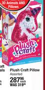 Plush Craft Pillow Assorted-Each