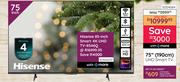 Hisense 85" Smart 4K UHD TV 85A6Q 10304033