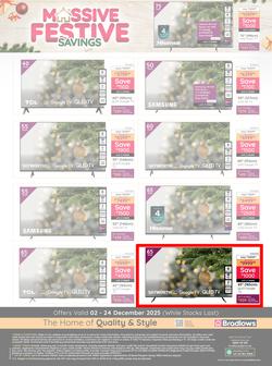 Bradlows : Massive Festive Savings (02 December - 24 December 2025), page 32