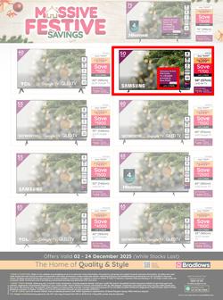 Bradlows : Massive Festive Savings (02 December - 24 December 2025), page 32