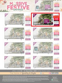 Bradlows : Massive Festive Savings (02 December - 24 December 2025), page 32