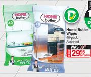 Home Butler Wipes 40 Pack Assorted-Per Pack