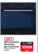 Defy 700mm Gemini Thermofan Eye-Level Oven