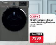 Defy 10Kg SteamCure Front Loader Washing Machine