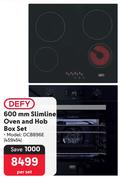 Defy 600mm Slimline Oven And Hob Box Set-Per Set