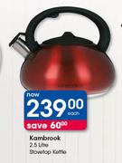Kambrook 2.5Ltr Stovetop Kettle-Each