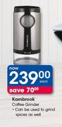 Kambrook Coffee Grinder-Each