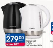 Kambrook 1.7Ltr 360 Degree Cordless Kettle-Each