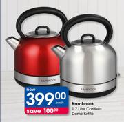 Kambrook 1.7Ltr Cordless Dome Kettle-Each