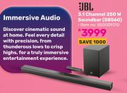 JBL 3.1 Channel 250W Soundbar SB560