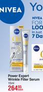 Nivea Power Expert Wrinkle Filler Serum-15ml Each