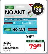 Efekto No Ant Bait Stations-4 Pack