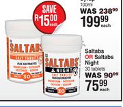Saltabs Or Saltabs Night 30 Tablets-Each