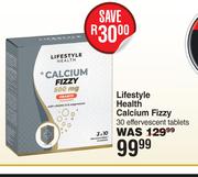 Lifestyle Health Calcium Fizzy 30 Effervescent Tablets