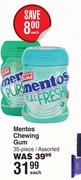Mentos Chewing Gum 35 Piece Assorted-Each