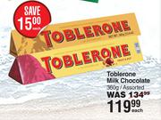 Toblerone Milk Chocolate Assorted-360g Each