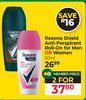 Rexona Shield Anti-Perspirant Roll-On For Men Or Women-For 2 x 50ml