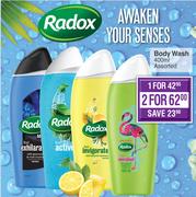Radox Body Wash Assorted-For 2 x 400ml