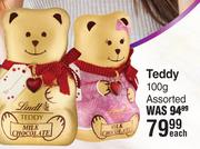 Lindt Teddy Assorted-100g Each